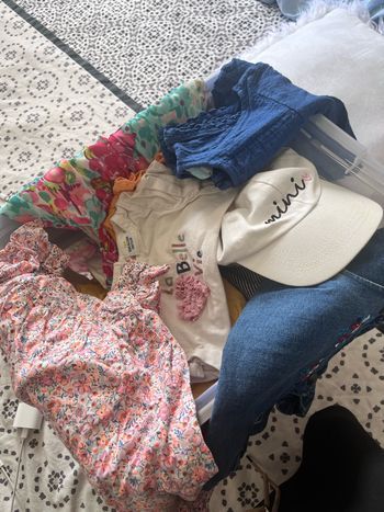 Gros lot vêtements d’été fille 12 mois