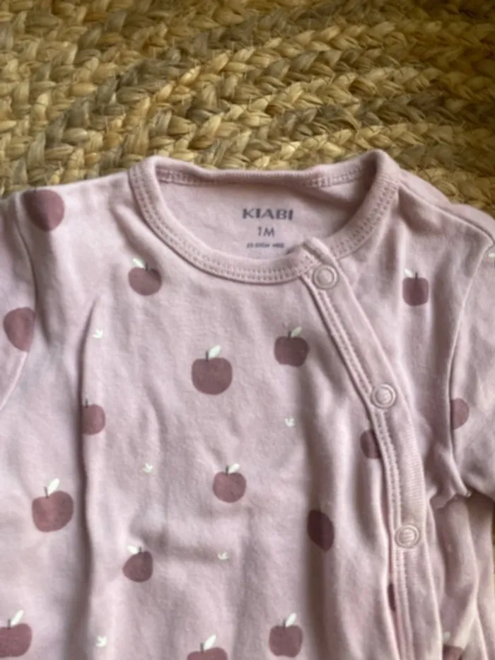 Pyjama coton taille 1 mois - photo numéro 2