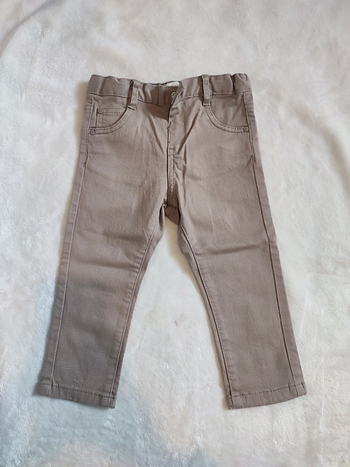 Jeans sable Kimbaloo taille 18 mois