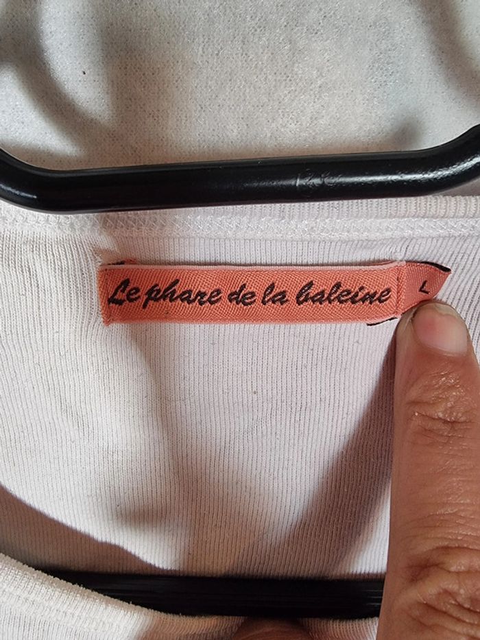 T-shirt manches longues Le phare de la baleine - photo numéro 3