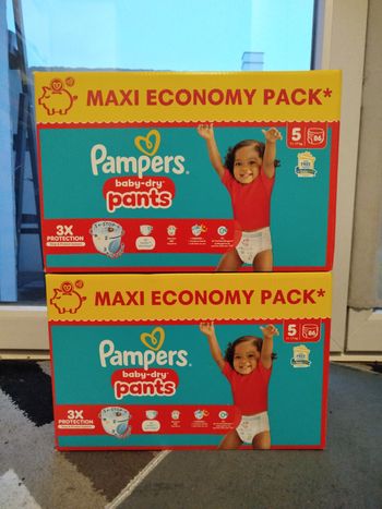 2 cartons pampers pants taille 5 
