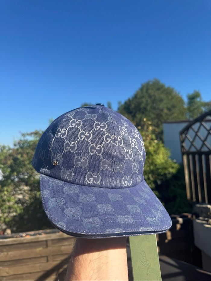 Casquette gucci dubai bleu - photo numéro 4