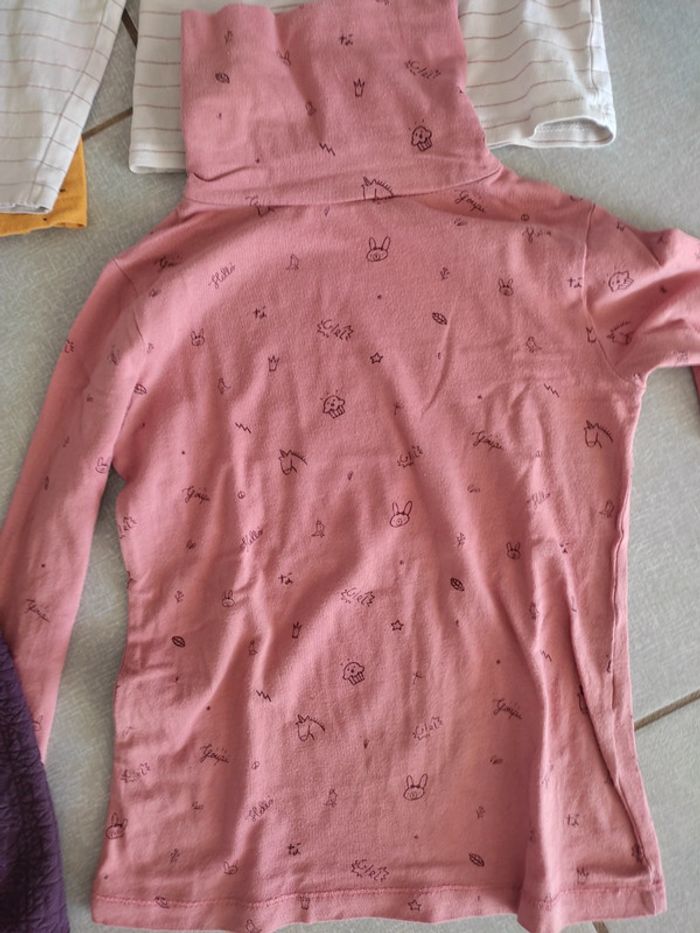 Lot de 4 t-shirts manches longues T.8 ans - photo numéro 3