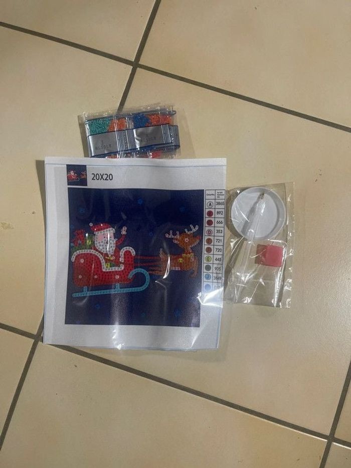 Toile partielle Diamond Painting 20x20cm n°11