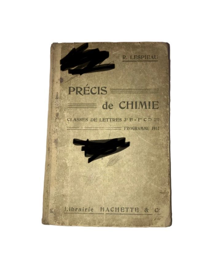 Précis de chimie 1914 Lespieau