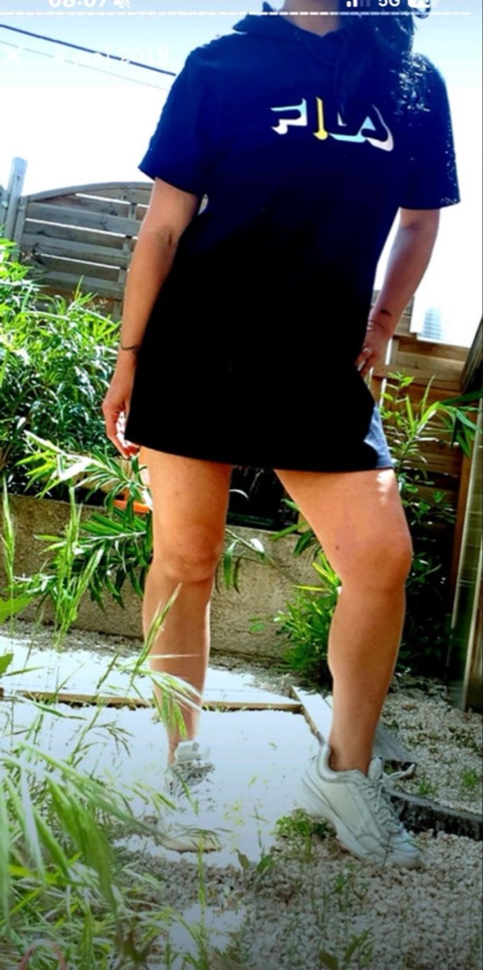 robe à capuche et cordon Fila authentique - photo numéro 6