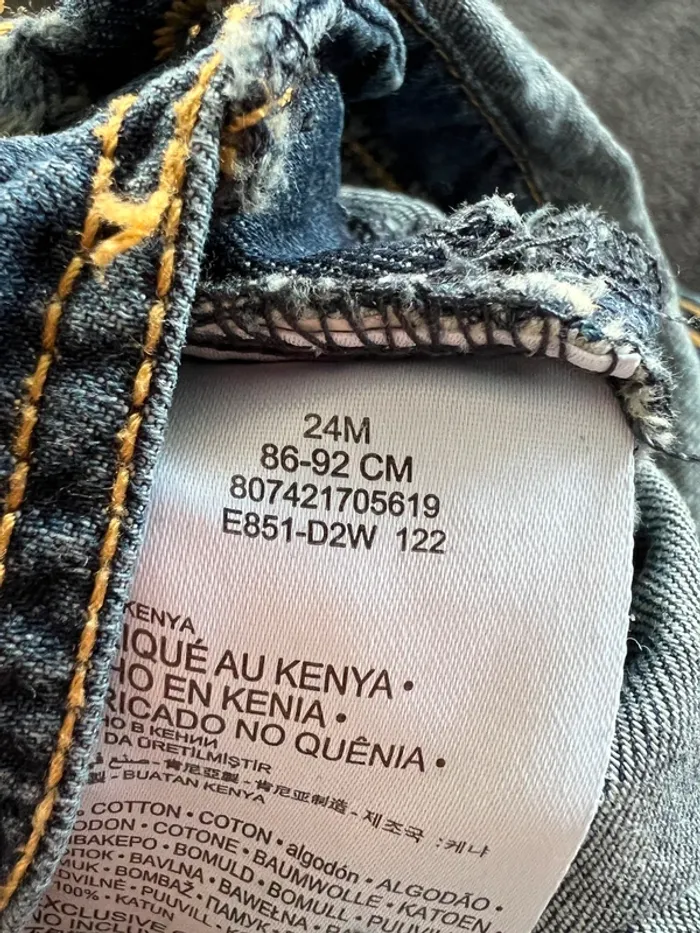Salopette short levi’s 24 mois - photo numéro 7