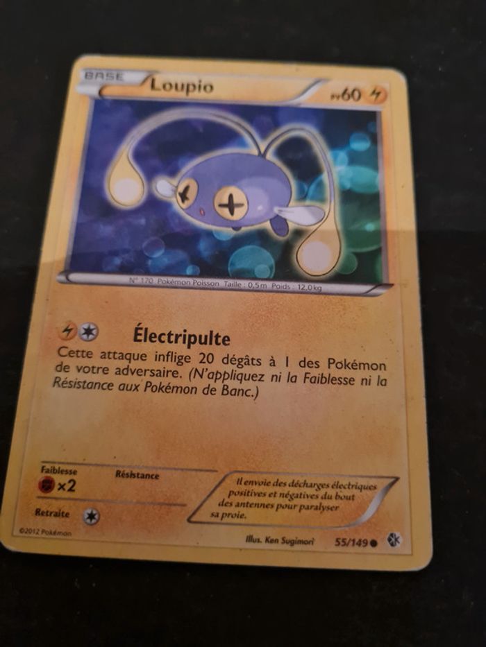 Carte pokémon Loupio 55/149