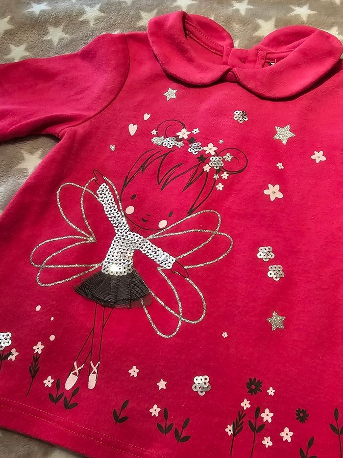 Ensemble fille sweat et legging 6 mois - photo numéro 5
