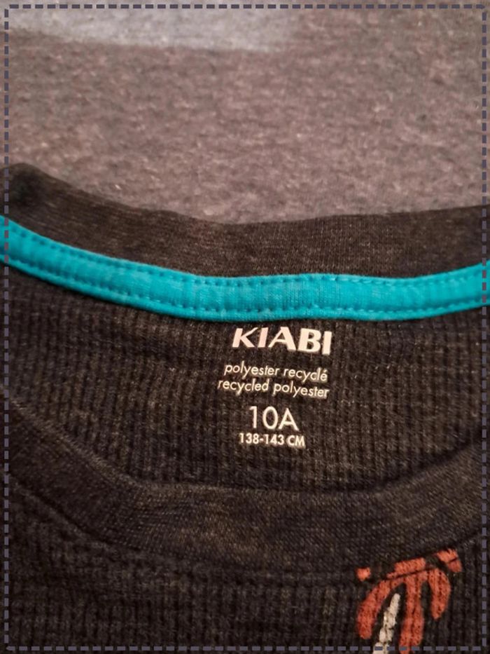 T-shirt motif été Kiabi 10ans - photo numéro 3