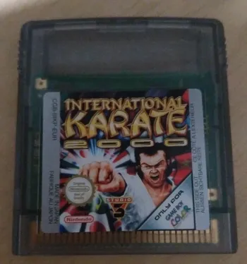 Jeu international karate 2000 nintendo game boy GameBoy color