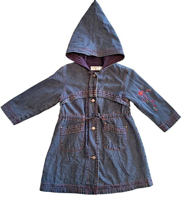 Manteau en jean fille 3 ans TBE