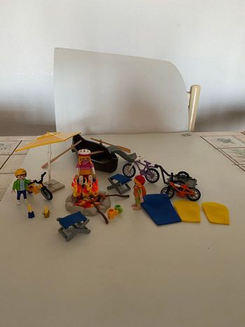 Playmobil vélo camping