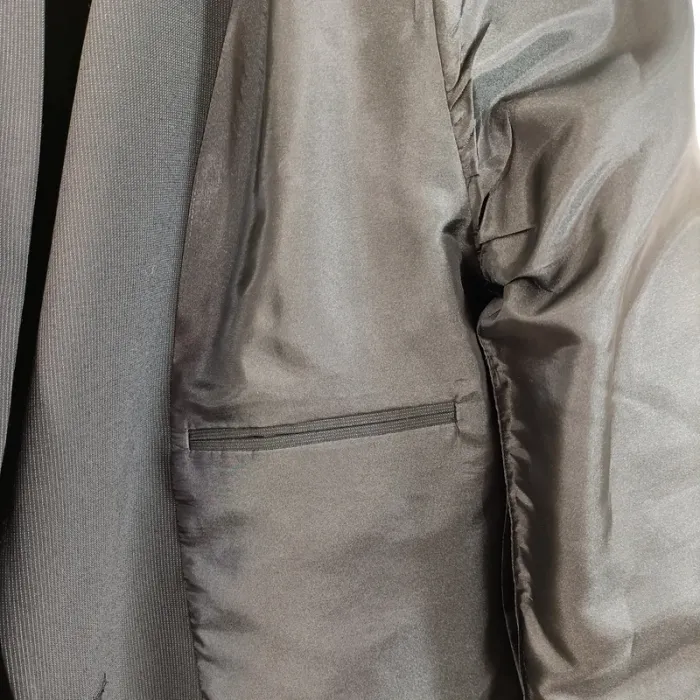 Veste de costume noire VAL-N0002 - Taille 48 A492 - photo numéro 12