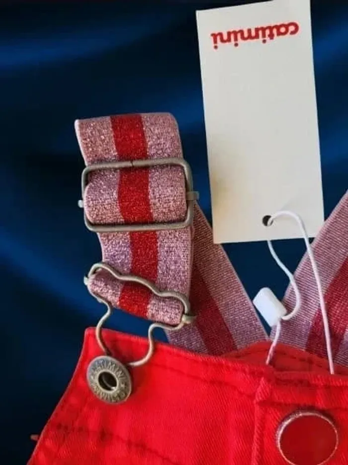 💦 NEUF combi Catimini 6 mois rouge - photo numéro 6