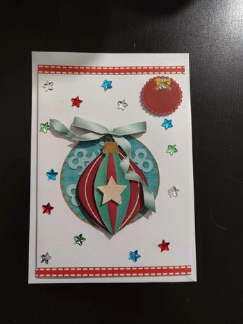Carte de voeux Noël en 3d