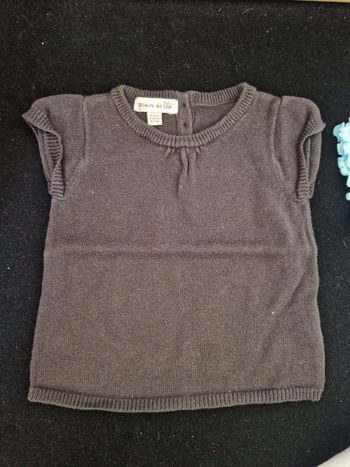 Pull sans manche Grain de blé 6 M