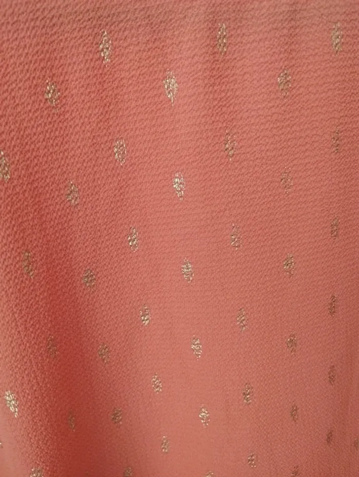 Tee shirt corail et doré Promod 36 - photo numéro 4