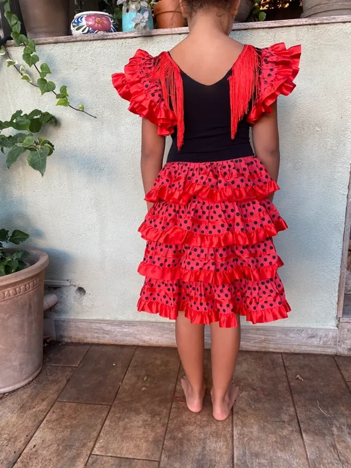 Déguisement Robe tango espagnol 8ans - photo numéro 3