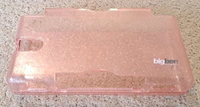🎮 Etui rigide rose à pailettes Nintendo DS - photo numéro 4