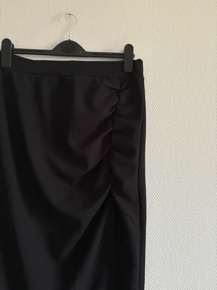 Jupe fendue noir - taille L - photo numéro 3