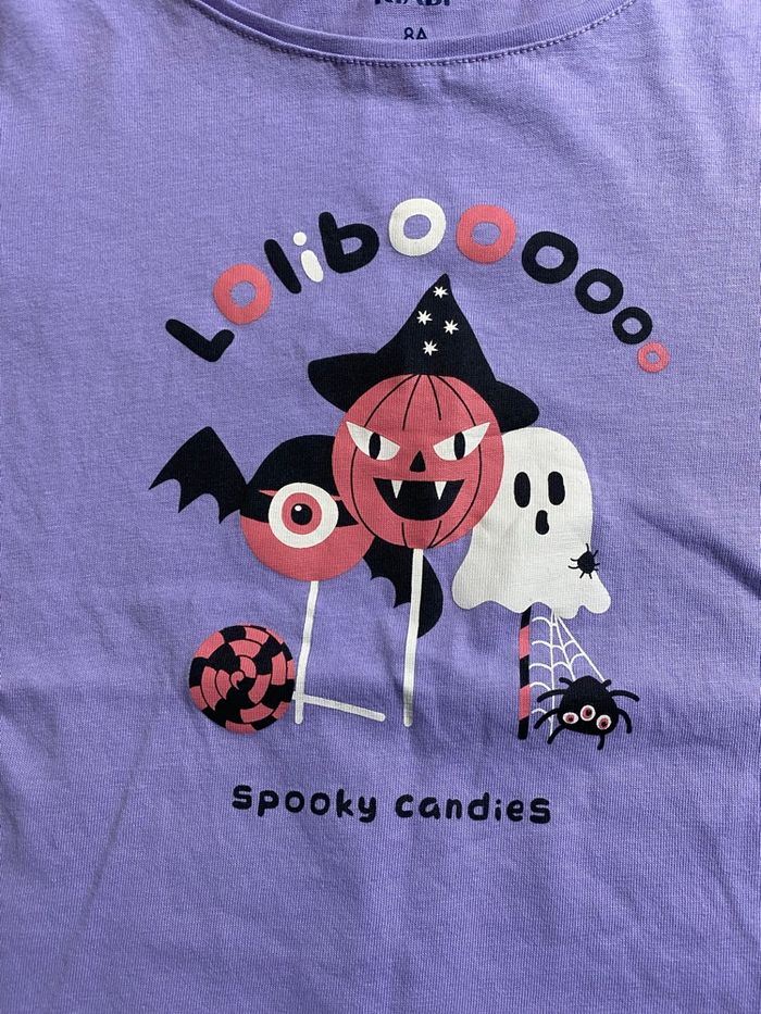 Kiabi T-shirt manches longues mauve Taille 8 ans - photo numéro 6