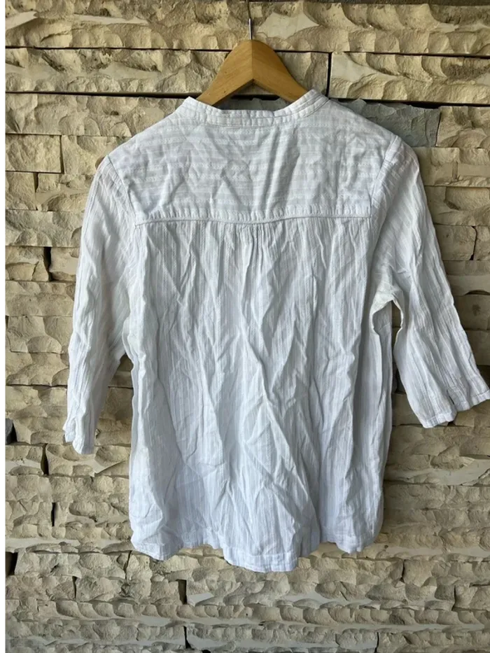 Chemise / blouse vintage - taille 40 - neuve - photo numéro 4