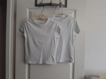 Lot de 2 t-shirts blancs Kiabi