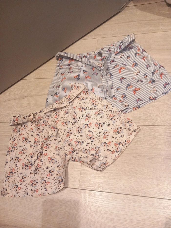 Lot 2 shorts large 6 ans