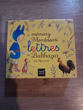 Memory Montessori les lettres de Balthazar 