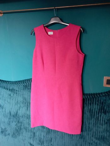 Robe cocktail rose fuchsia