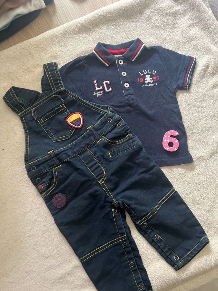 Ensemble salopette et polo - photo numéro 2
