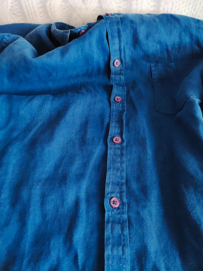 Chemise en lin homme Lafayette XL - photo numéro 7