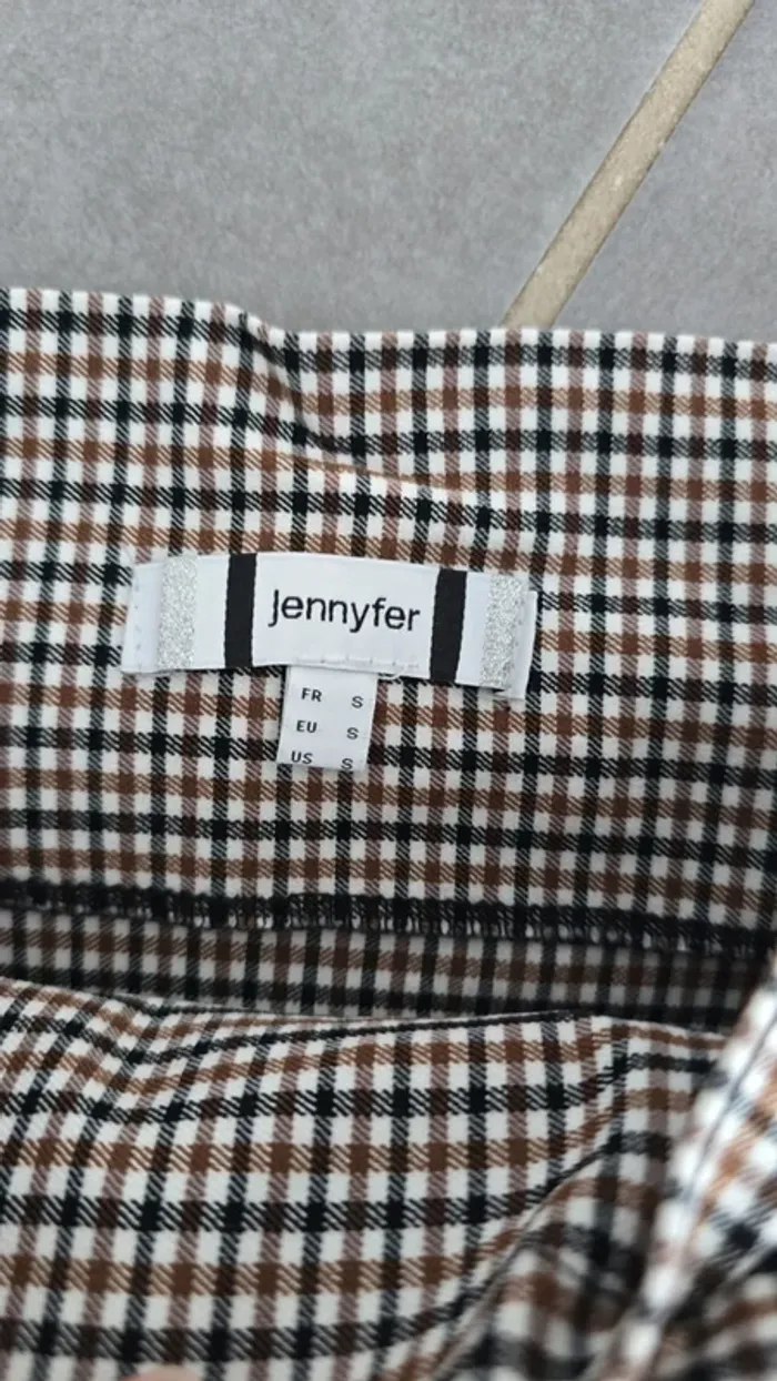 Jupe à carreaux jennyfer - photo numéro 4