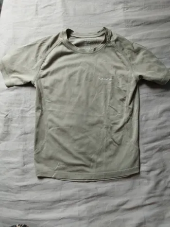 T-shirt sport Quechua beige 10 ans