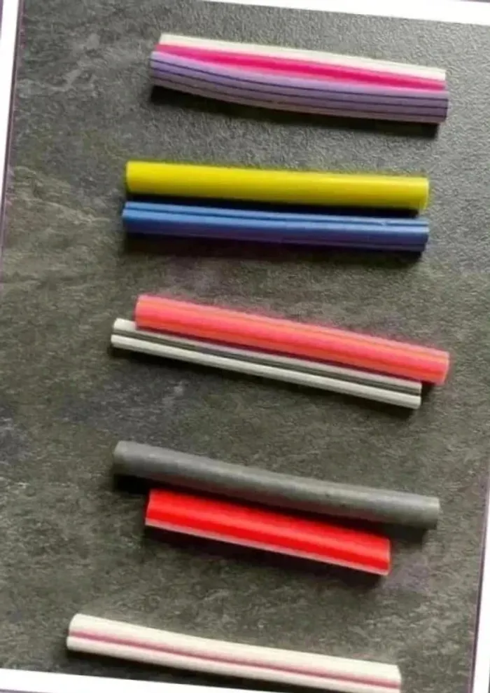 Lot canne fimo pour déco résine ou ongle - photo numéro 4