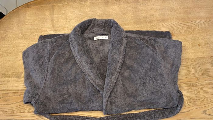 Peignoir homme gris foncé - photo numéro 2