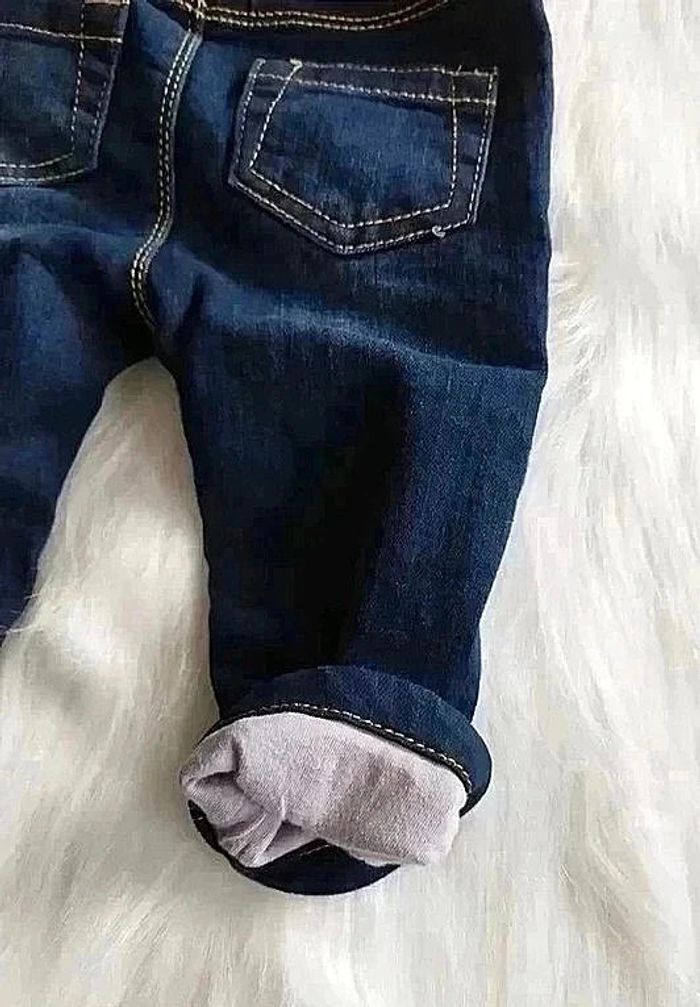 Jean chaud automne hiver bébé fille 6 mois - photo numéro 3