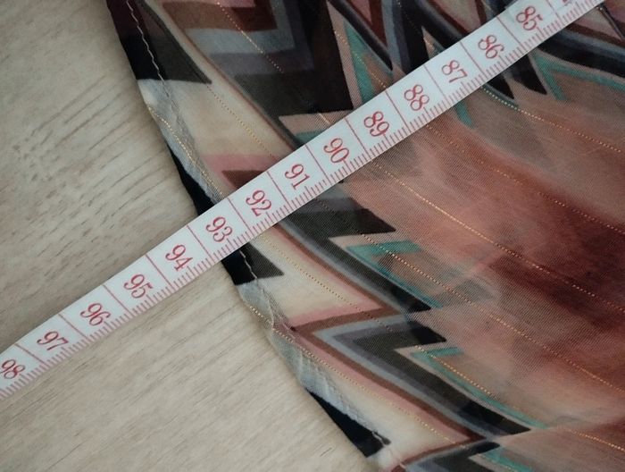 Robe multicolore et dorée taille 36 - photo numéro 9