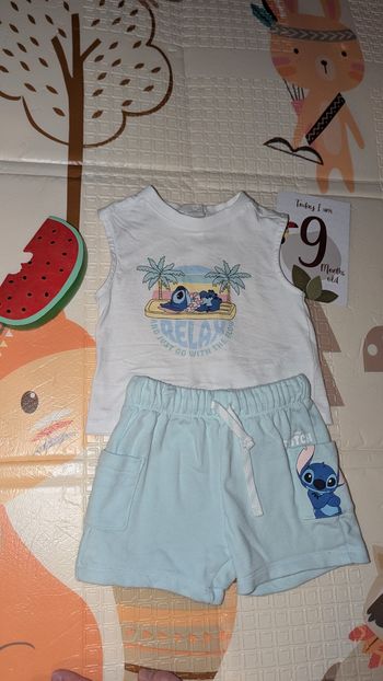 Ensemble tenue Stitch 9 mois