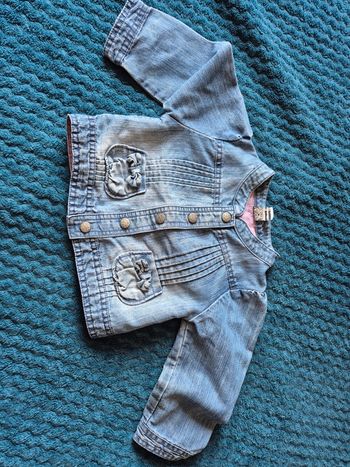 Veste jean bébé fille taille 18mois