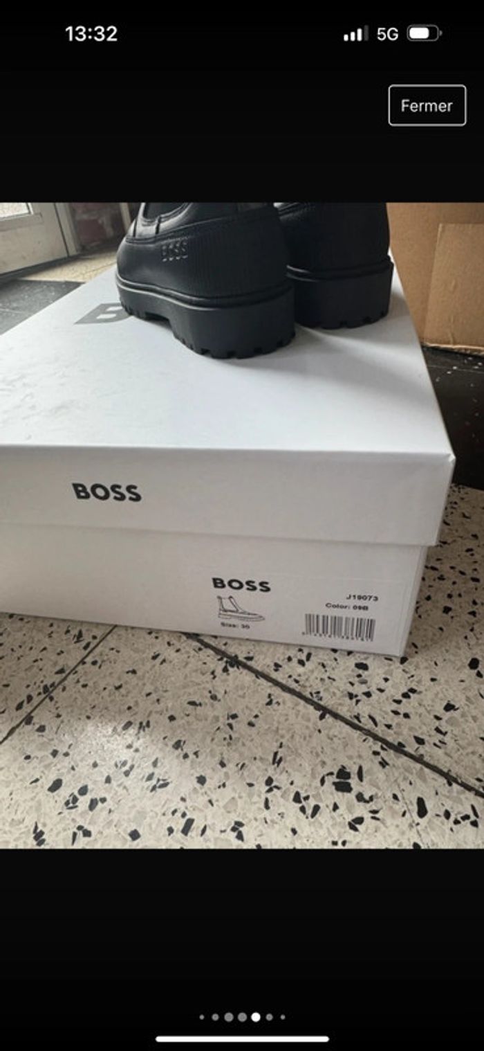 Bottine en cuir Hugo boss - photo numéro 6