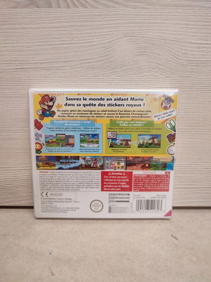 Paper Mario sticker star neuf 3ds - photo numéro 2