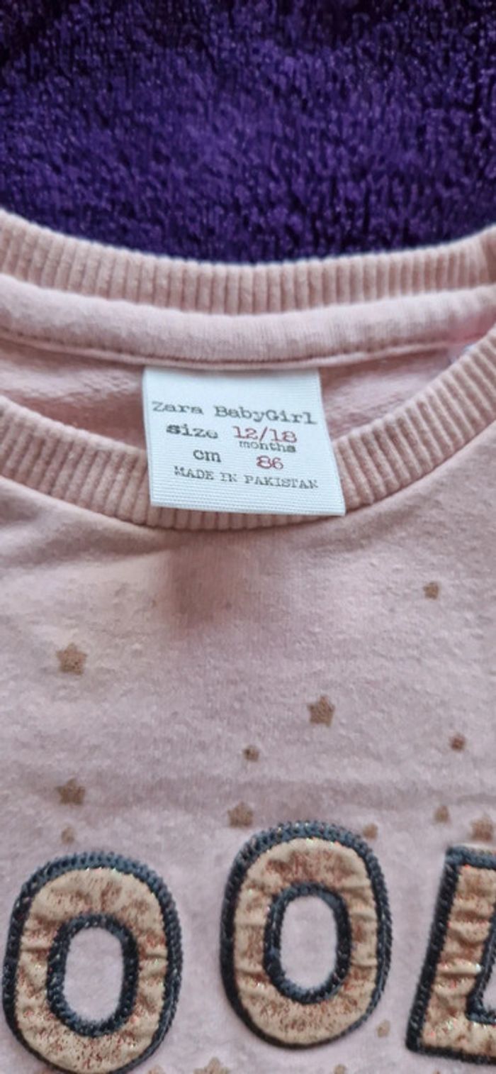 Lot de 2 tenues fille 12/18 mois Zara baby girl - photo numéro 6