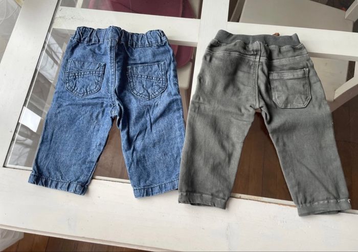 Lot de 2 pantalons - taille 6 mois - photo numéro 2