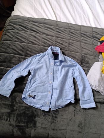 Chemise garçon 4 ans coton