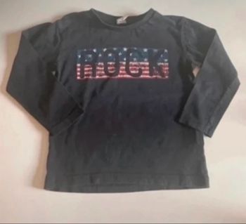 Sous-pull manches longues très bon état garçon taille 4 ans couleur noir