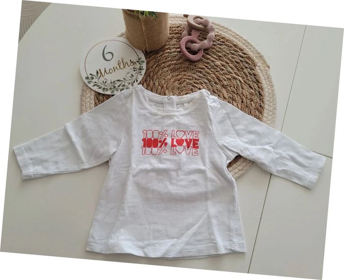 Tee-shirt manches longues 6 mois