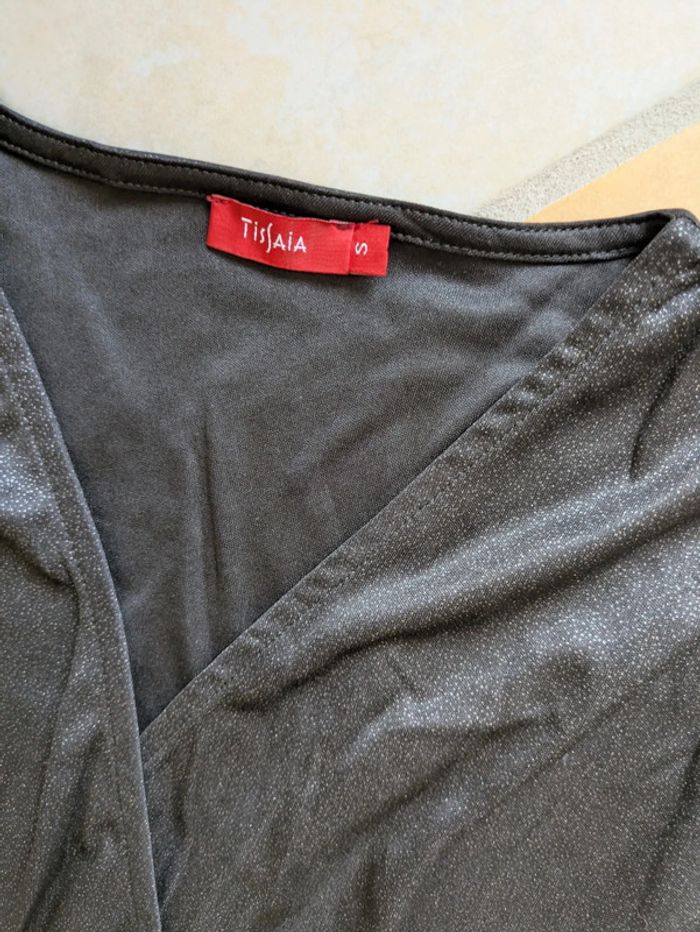 Robe soirée événement chic S 36 très bon état tissaia noir - photo numéro 3