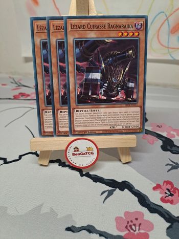 Playset 3x Lézard Cuirassé Ragnaraika  Yu-Gi-Oh! Héritage de la Destruction FR LEDE